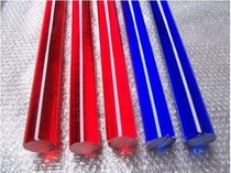 Color acrylic bar plexiglass Rod colored plastic rod decorative rod diameter 8mm Red Blue