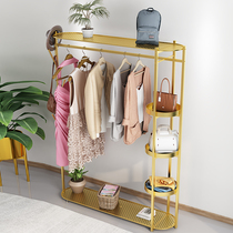 Hanging clothes rack in the bedroom Nordic Simple drying clothes shelf balcony creative home light luxury coat rack