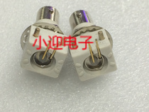 BNC master Q9 white rubber seat welding plate 90 copper plated gold feet BNC board welding PCB seat surveillance video plug bent foot
