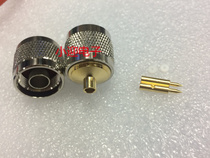 Jingcheng N-3 high quality pure copper N male head Welded 50-3 semi-steel semi-flexible wire can be mated with RG402 RG141