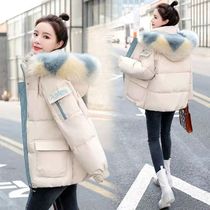 Pregnant women winter fashion down cotton jacket Korean version of age-reducing foreign style loose size cotton-padded jacket coat maternity winter