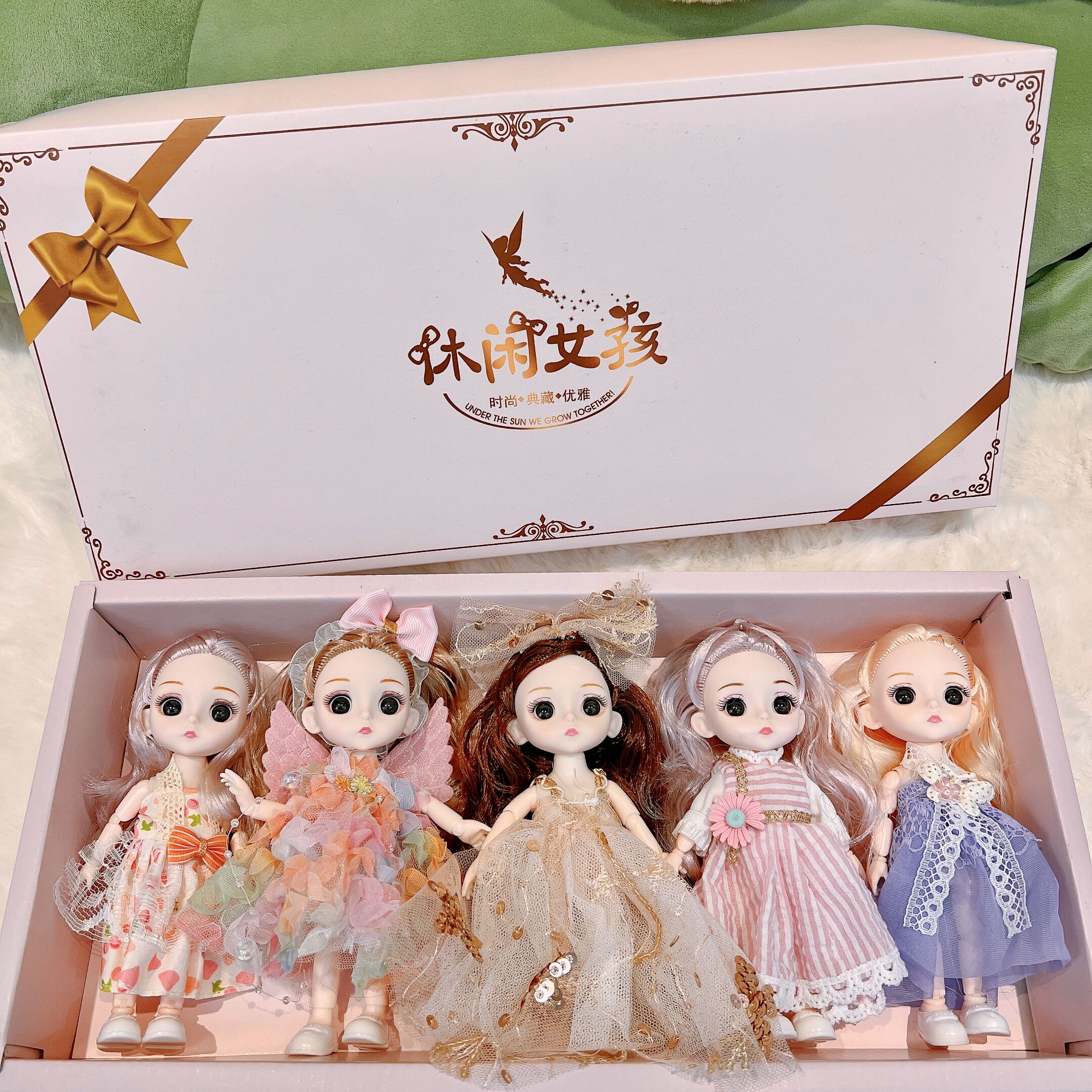 Girls' Toys 2023 New Set Gift Box Replacement Princess Doll Simulation Children's Exquisite Doll