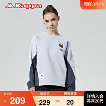Kappa Kappa Pullover Womens sports sweater stitching jacket Casual round neck long sleeve top