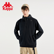 Kappa Capa list headgear hooded sweatshirt autumn winter mens sportswear casual printed long sleeve jacket