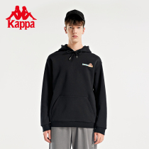 Kappa Capa headgear hooded sweatshirt Male sportswear casual printed jacket knitted long sleeves