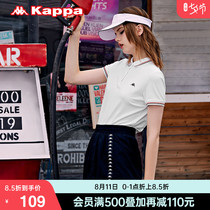 Kappa kappa short-sleeved 2021 new womens summer polo shirt casual half-sleeved T-shirt