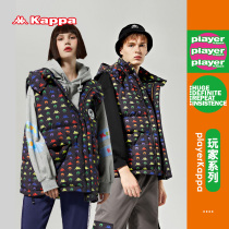  Kappa Kappa Nosense joint vest couple men and women hooded warm vest