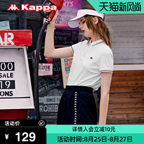 Kappa kappa short-sleeved 2021 new womens summer polo shirt casual half-sleeved T-shirt