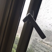 Thickened old aluminum alloy window handle 38 color aluminum curtain wall push window handle lock inside and outside swing door window handle