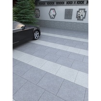 Villa courtyard courtyard sesame gray paving stone tile quartz tile outdoor garden terrace 18cm thickened floor tile