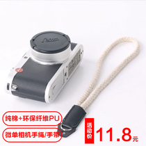Pure Cotton Wrist Strap for Sony RX100 A6300 Fuji XT3 XT30 Micro Single Ricoh GR Camera Hand Strap