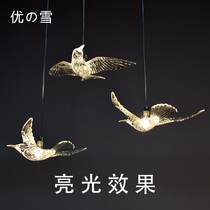 Creative light Bird ceiling decoration sky hanging decoration kindergarten classroom hotel corridor ceiling hanging decoration