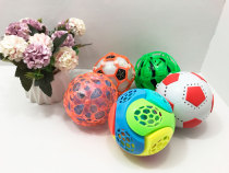 Electric assembled building blocks dancing ball football jumping ball watermelon jumping ball watermelon jumping ball shining vibration boys and girls toy ball