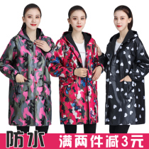 Glint thickened hood clothes grown-up female porter to wear male jacket Factory workshop Laurauts Long dress Apron Big Coat
