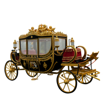 Customized wrought iron products Royal carriage real estate activities wedding photography electric tourist carriage to map production