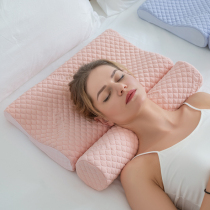 Cervical pillow sleeping special correction of cervical spine physiological curvature straightening repair of patients with cylindrical traction pillow