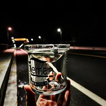 High temperature and explosion-proof glass ashtray for art in the office