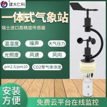 Wind speed and direction sensor transmitter outdoor agricultural environment small monitoring special measurement integrated weather station