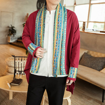 Tibetan mens winter New Adult Tibetan jacket Lama Tibetan clothing Tibetan clothing ethnic wind clothes