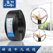  Blue leaf outdoor SYV75-3-5 analog coaxial cable monitoring cable Monitoring video cable Pure copper core camera