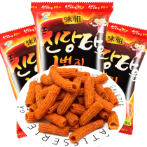 South Korea imported nine-day sweet and spicy fried rice cake strips 100g*3 bags of Weizu cake strips puffed snacks snacks