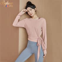 Bylure luxury brand yoga dress women wear loose round neck slim strap professional high-end fitness sportswear