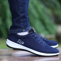 Old Beijing cloth shoes Mens shoes Summer breathable mesh shoes deodorant mesh running shoes Versatile sports casual shoes Tide shoes