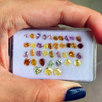 Natural color diamond Yellow diamond Pink diamond Blue diamond Green diamond Diamond bare diamond GIA 18k ring necklace pendant custom link
