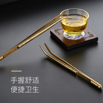 Taurus pure copper tea clip tea clip tea tweezers tea tools tea cup cleaning kung fu tea tool tea set