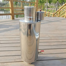 Rural stove chimney water tank boiling water stainless steel water tank wood stove accessories stainless steel kettle smoke pipe kettle