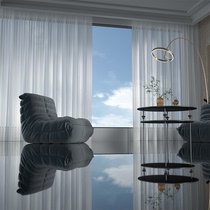 Net red vertical venetian gauze curtain partition dream curtain curtain French bedroom gauze white gauze balcony window gauze light impermeable