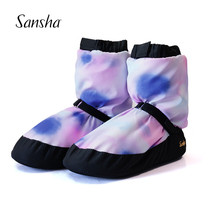 sansha France Sansha ballet Dancing Kung Foe shoes winter performance waiting field plus suede thickened dance thermal boot