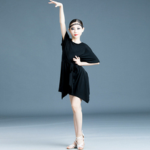 Girls Latin dance dress childrens training competition uniforms