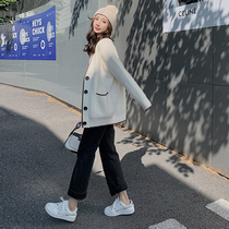 Its too beautiful a mink suede knitwear cardio-hoodie 2022 New Lazy Wind Spring Autumn Soft Glutinous Sweater Lady Coat