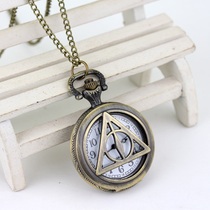 Death Hallows Harry Potter Pocket Watch Necklace Classic Vintage Hollow Men and Womens Trends Watch Accessories Factory Direct