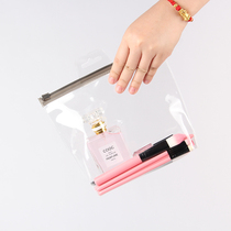 Transparent cosmetic bag female portable large capacity custom printed logo small wash bag waterproof travel storage