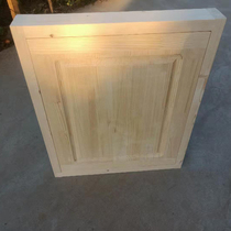 Customized pine Venetian door solid wood door frame window door door with border door side plus door breathable closed door hole