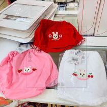 (ultra-thin * pure cotton * fart little shorts) 2022 spring summer new girl pure cotton little bunny little shorts
