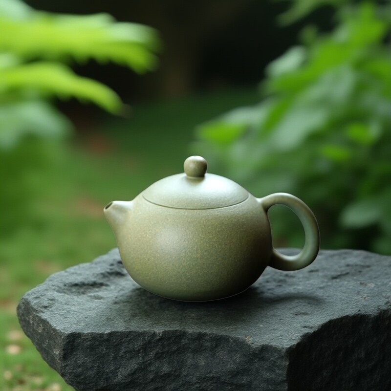 【茶道具】 満彫西施壺 1個 青磁茶壺 西施壺（弟窯粉青）150ml（満水180ml）中国茶器急須 : 天香茶