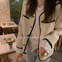 AA LIMITED by aaaaxbbb temperament fashionable fine bi with black edge small fragrant wind coat