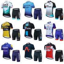 Mountain Bike Riding Suit Short Sleeve Suit Mens Spring Summer Road Car Clothes Speed Dry And Breathable Bike Riding Pants Repair