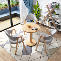 Minima reception Negotiations table and chairs Combined guests office Leisure Café Milk Tea Shop Clothing shop Balcony Round Table