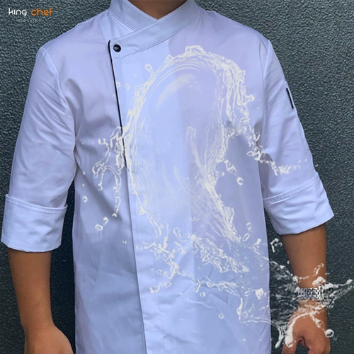 Летний тонкий японский лонгслив для работы, рабочая одежда, короткий рукав