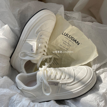 Ruoo eggs 2022 spring new Korean teas small white shoes women shoes ins Chains 100 lap sails shoes students sports board shoes