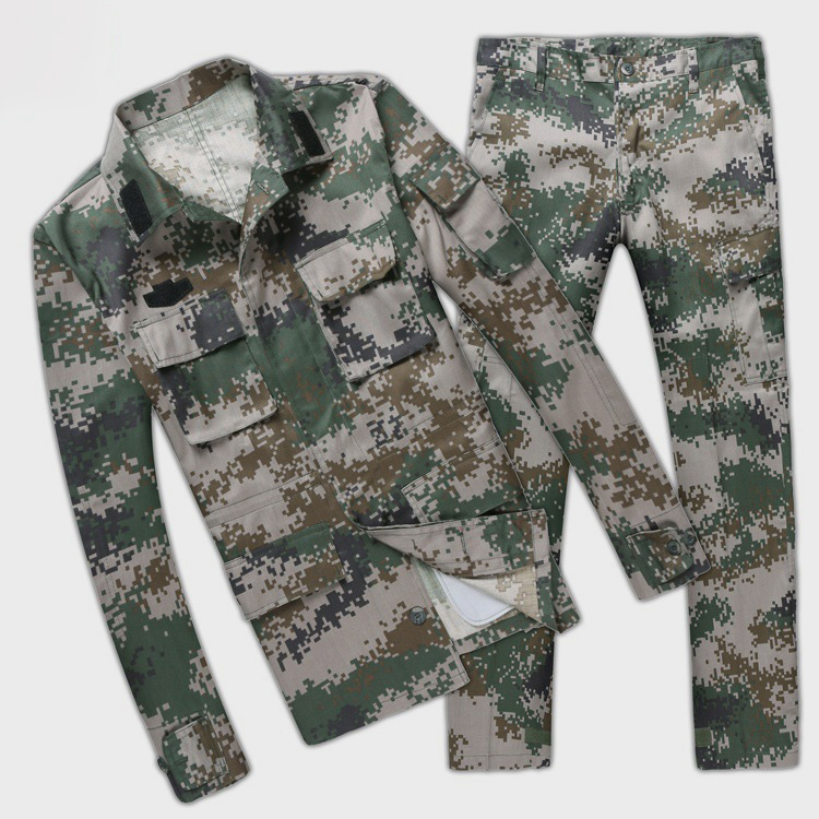 Summer 07 training jungle camouflage outdoor military training uniform long sleeve Lu 07 camouflage suit genuine male special forces
