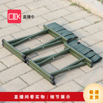 Outdoor folding stool portable space-saving thickening military Maza folding chair backrest Maza folding portable