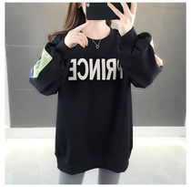 Pregnant Woman Spring Autumn Winter Dress Big Code Necropolis Womens New Korean Version Loose bf Lazy Wind 100 Lapped Printed Long Sleeve Tide Blouse