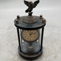 Exquisite antiques miscellaneous pieces of metal pure copper brass mechanical clocks retro big picture watch ornaments