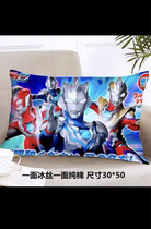 Season Universal Ice Silk Pure Cotton Children Pillow Cartoon Summer Breathable Water Washed 2-year-old 6-9 Kindergarten special pillowcase