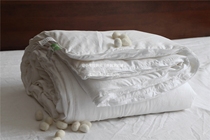 Russian tail single inner pin 100 mulberry silk spring autumn quilt with core double palace cocoon filament cotton pure silk quilt